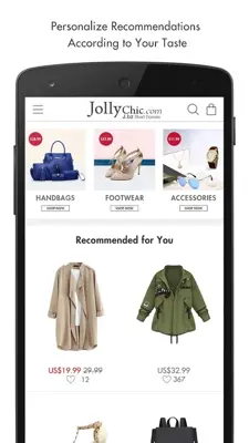 JollyChic android App screenshot 1